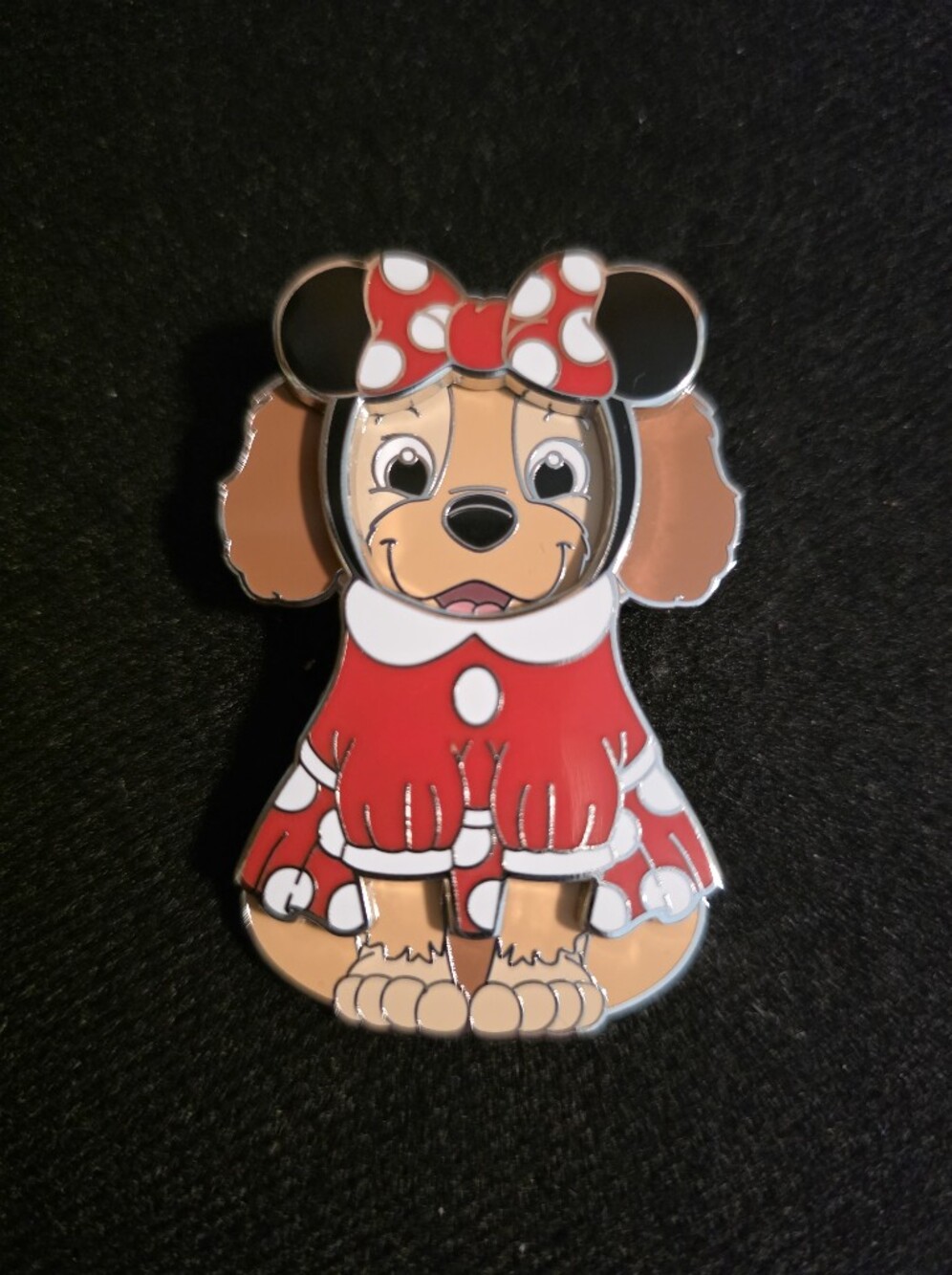 Disney Pet Outfits- Beige Dog With Minnie Mouse Outfit